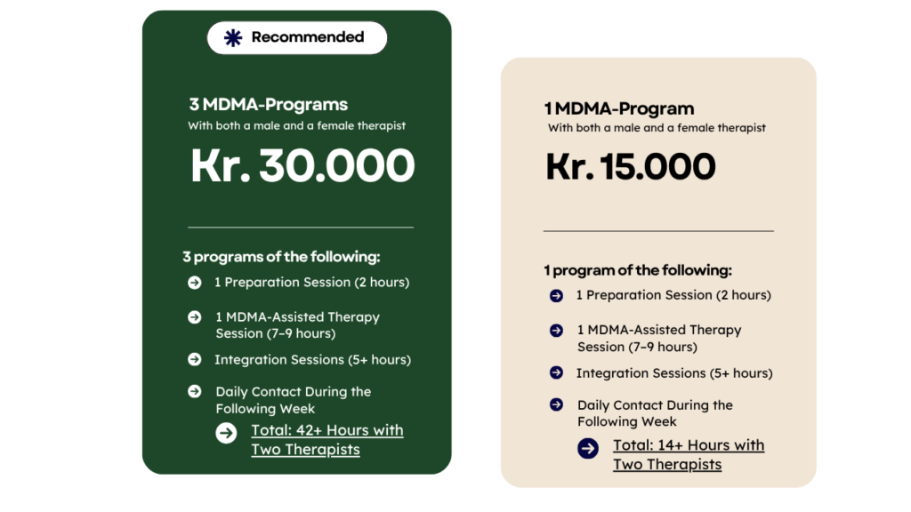 Prices MDMA assisted therapy
