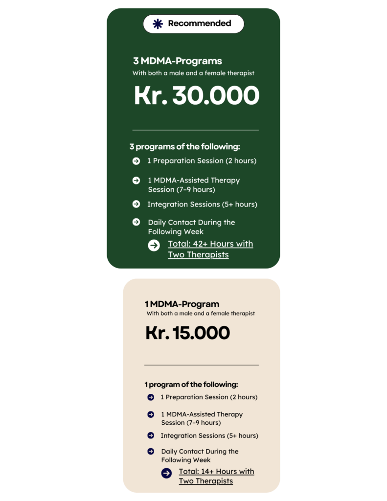 Prices MDMA assisted therapy